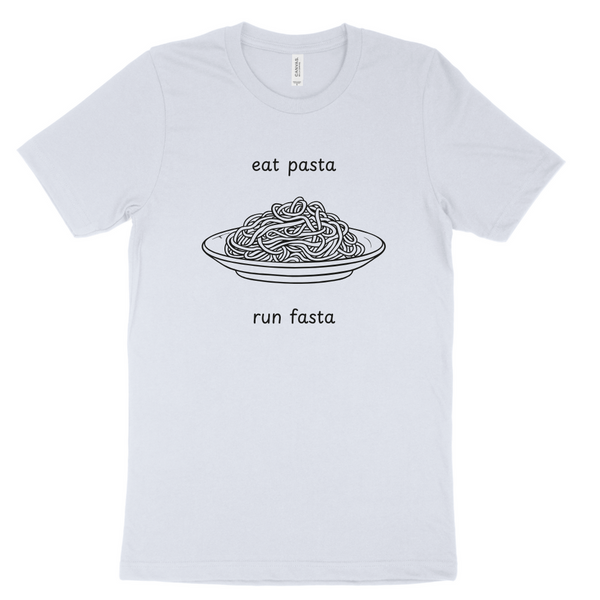 Eat Pasta, Run Fasta Short Sleeve Tee