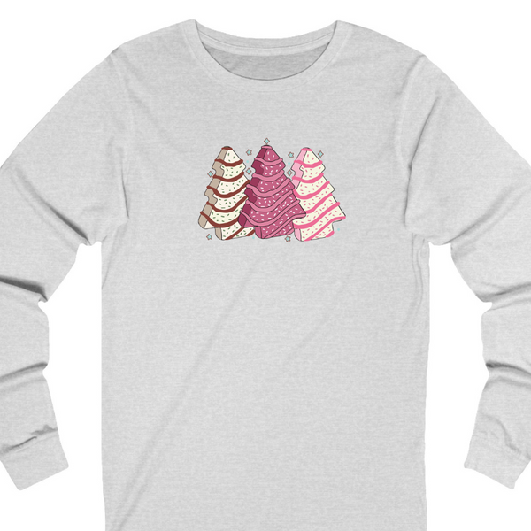 Christmas Cakes Long Sleeve Tee