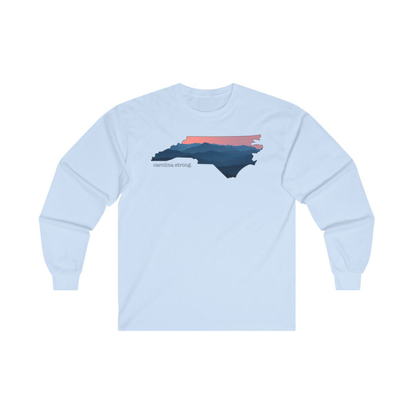 Carolina Strong - Sunset Long Sleeve Tee (Large Front Print)