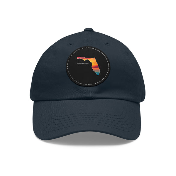 Florida Strong - Sunset Leather Patch Hat