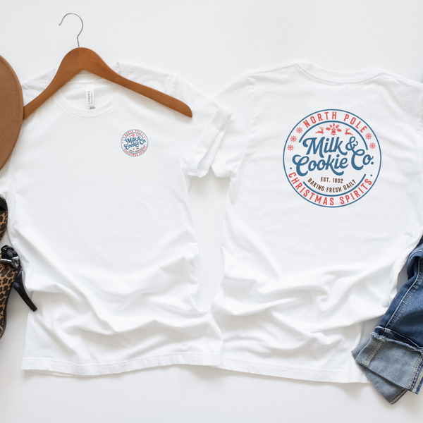 Milk & Cookie Co Short Sleeve Tee (Front & Back Print)