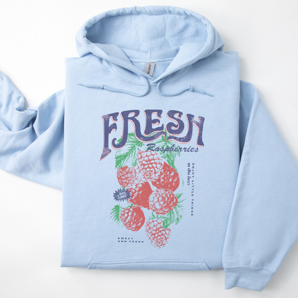 Fresh Raspberries Hoodie