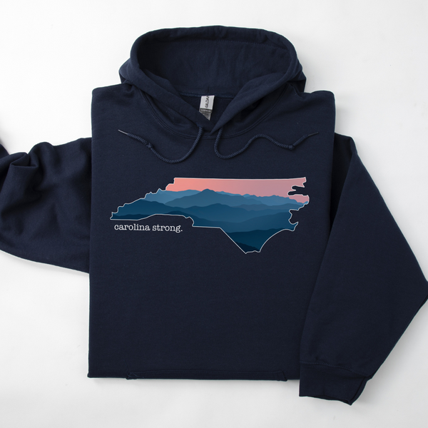 Carolina Strong - Sunset Hoodie (Large Front Print)