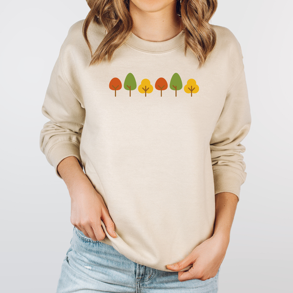 Cute Fall Trees Sweatshirt