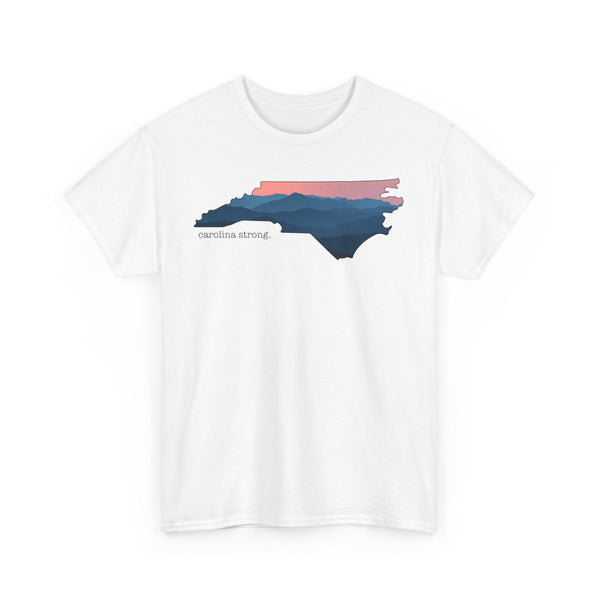 Carolina Strong - Sunset Cotton Tee (Large Front Print)