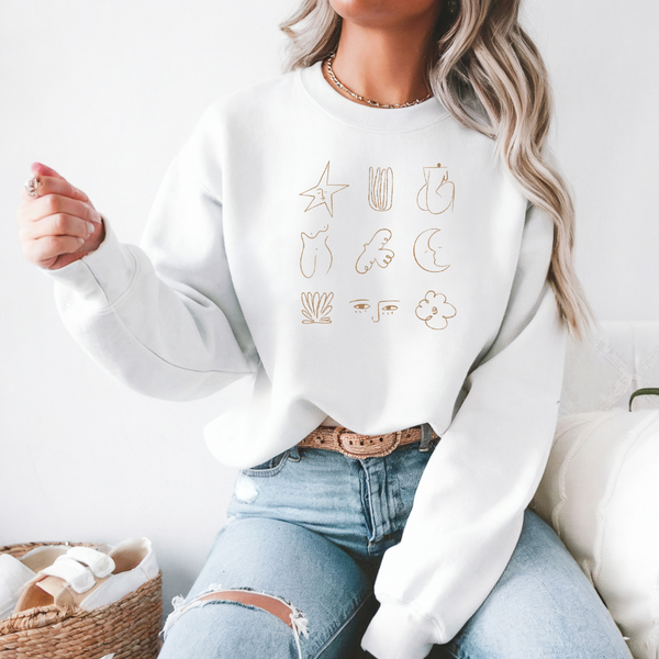 Aesthetic Print Sweatshirt